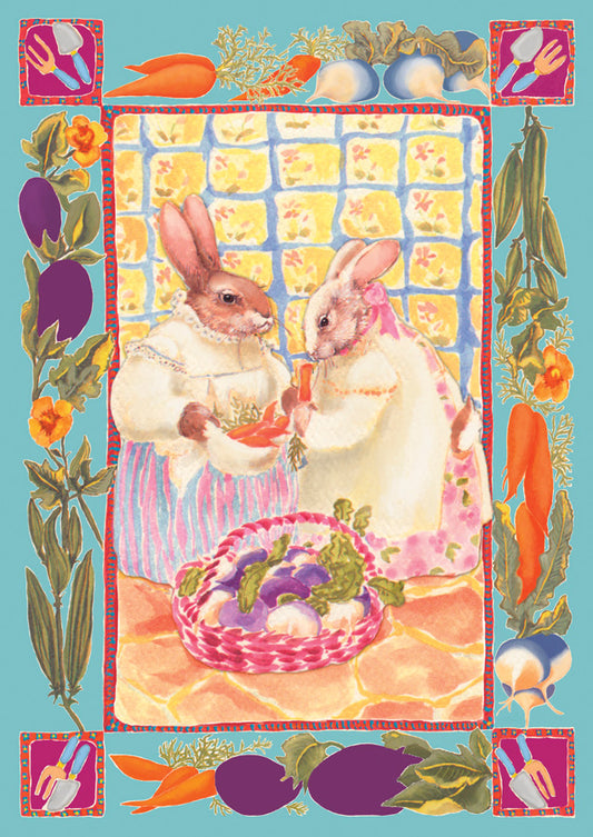 Bunny Ladies - Garden Flag by Toland