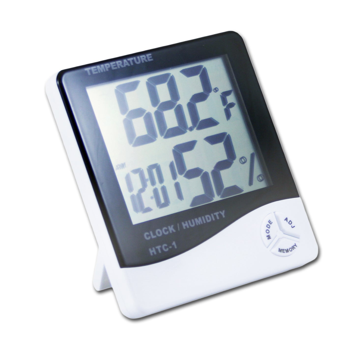 LCD Display Thermometer, Clock, and Hygrometer
