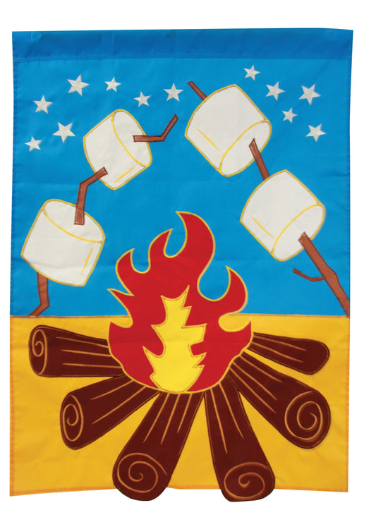 Campfire - Garden Applique Flag by Toland