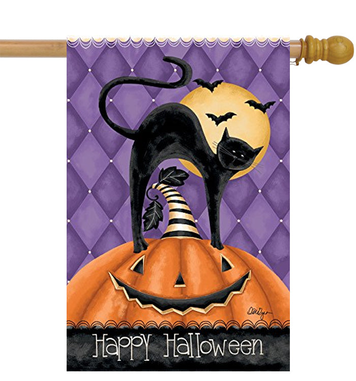 Happy Halloween - Large Garden Flag by Lang