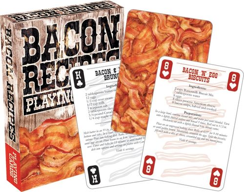 Bacon Recipes - Playing Card Deck