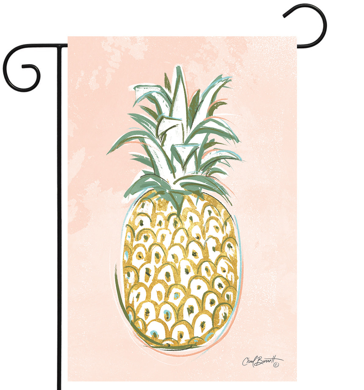 Pineapple Paradise - Small Garden Flag by Lang