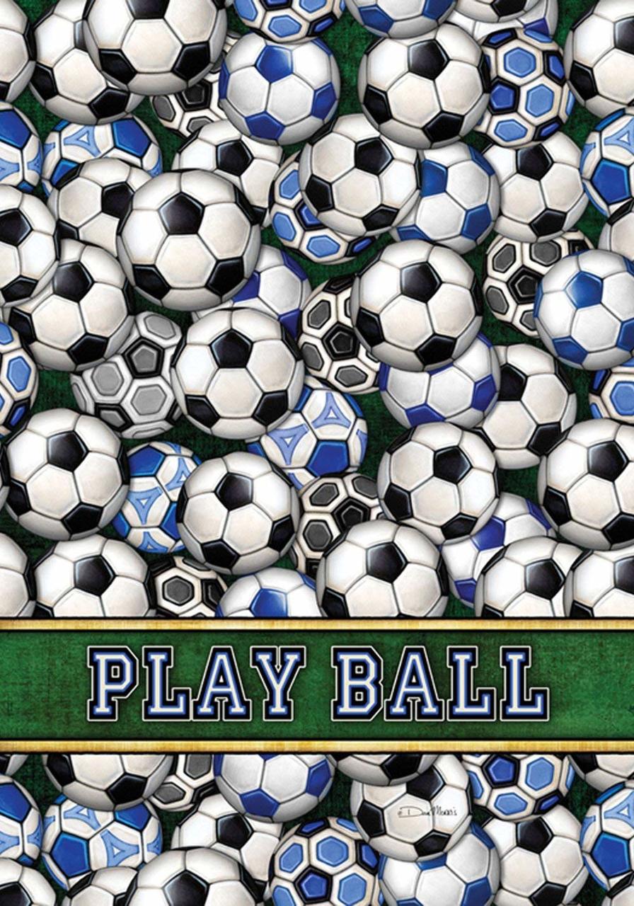 Soccer Balls - Standard Flag by Toland