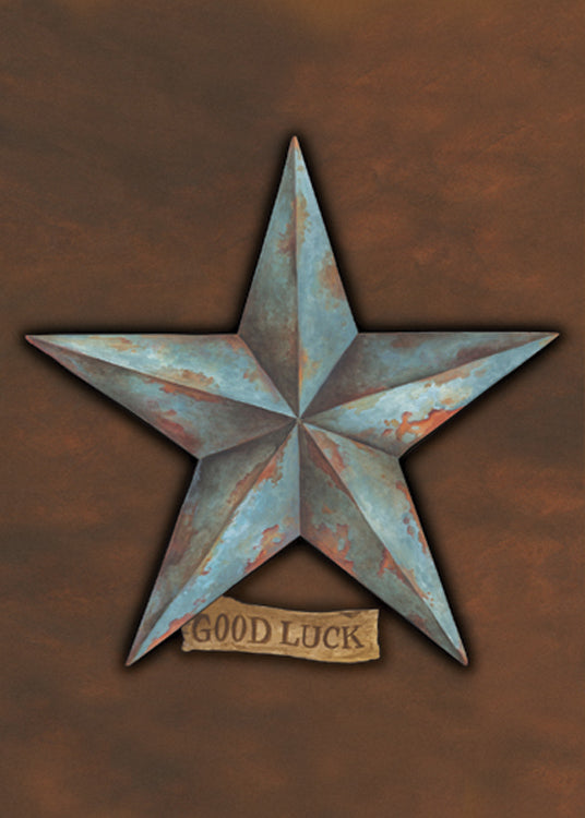 Good Luck Star - Garden Flag by Toland