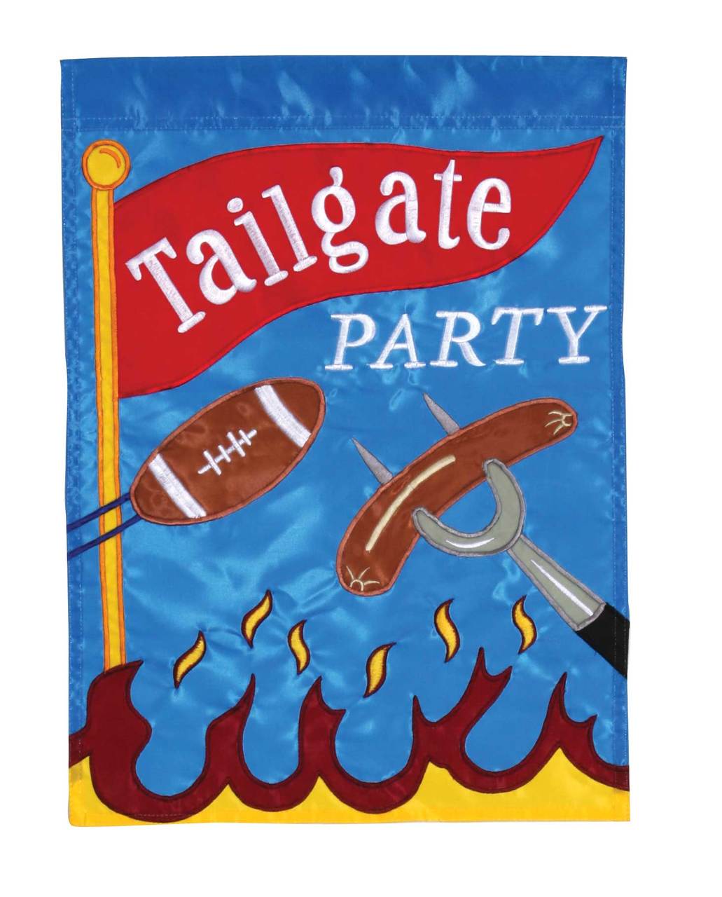 Tailgate Party - Standard Applique Flag by Toland