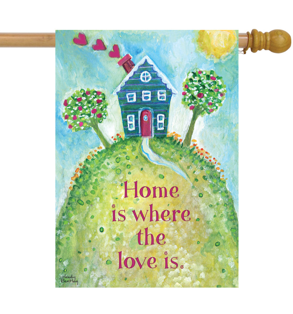 Loving Home - Large Garden Flag by Lang