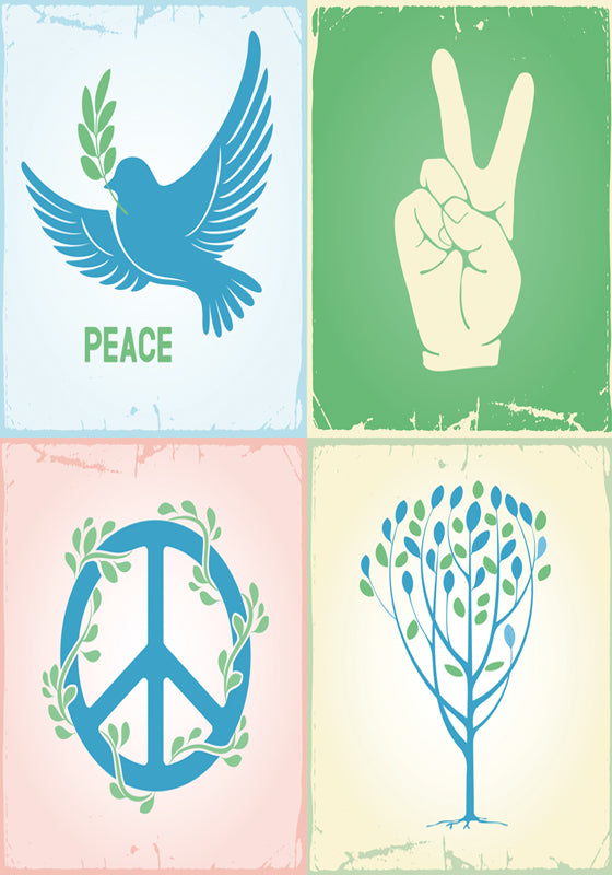Piece by Peace - Garden Flag by Serious